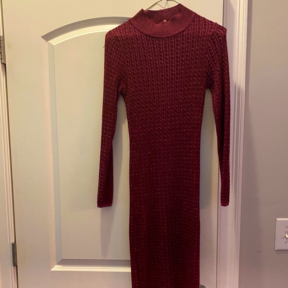 Never worn Topshop sweater dress